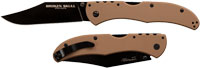 Cold Steel Broken Skull II Knife, Coyote Tan, Black Coated (54S2A)