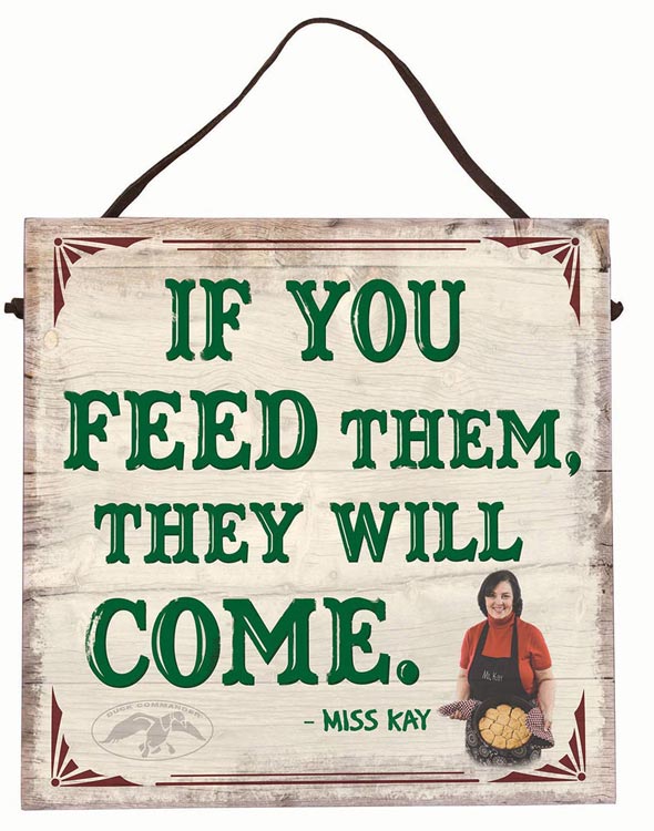 Big Sky Carvers If You Feed Them Duck Commander Wisdom Board Wood Sign (3005150010)