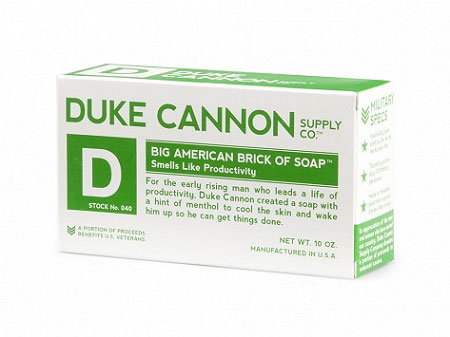 Duke Cannon Big American Brick of Soap, Productivity