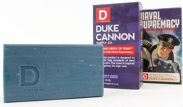 Duke Cannon Limited Edition WW II Era Big Ass Brick of Soap, Naval Supremacy (03BLUE1)