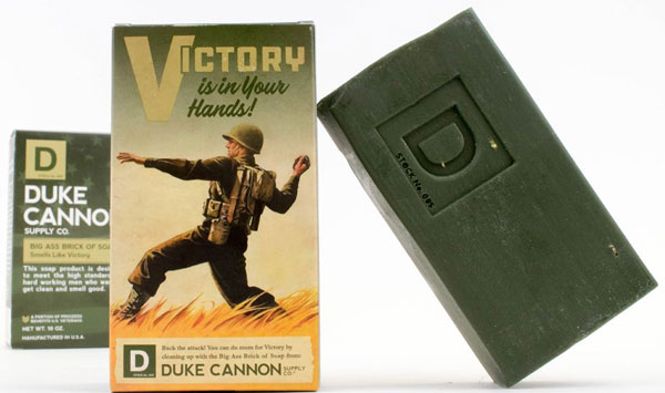 Duke Cannon Limited Edition WW II Era Big Ass Brick of Soap, Victory (03GREEN1)