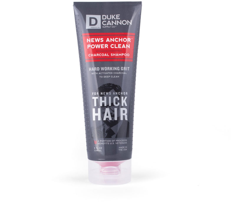 Duke Cannon News Anchor Power Clean Charcoal Shampoo