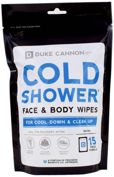 Duke Cannon Cold Shower Cooling Field Towels Multipack Pouch (TOWELSPOUCH1)