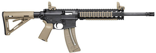 Smith & Wesson MP15 MOE Rifle 811035, 22 LR, 16 in, Magpul MOE Adjustable Stock, Flat Dark Earth Finish, 25 Rd