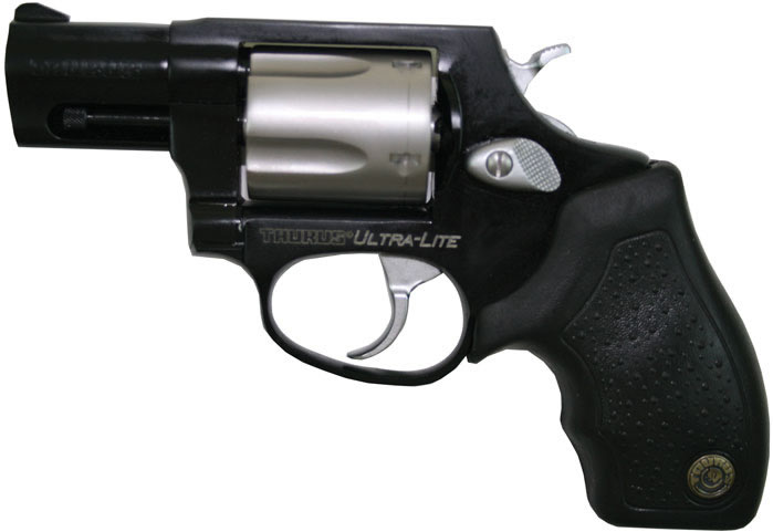 Taurus 85 Ultra-Lite Revolver 2850021ULDT, 38 Special, 2", Soft Rubber Grip, Two-Tone Finish, 5 Rd