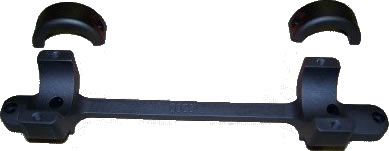 DNZ 10200 1 in Low Long Action Matte Black Base/Rings For Savage Round