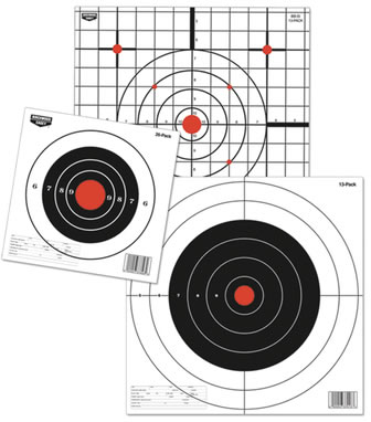 Birchwood Casey 37213 EZE Scorer 12 in. Sight-In Paper Targets, 13 Targets