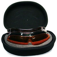 Able's 4 Lens Shooting Glasses w/Clear, Black, Orange, Purple Lenses (VGSB88KITABLE)