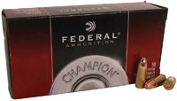 Federal Champion Pistol Ammunition WM5199, 9mm, Full Metal Jacket (FMJ), 115 GR, 1145 fps, 50 Rd/bx