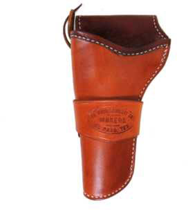 El Paso Saddlery #44 Half-breed Holster for Colt SAA/New Vaquero 4 3/4", Left Hand, Russet Leather (444LR)