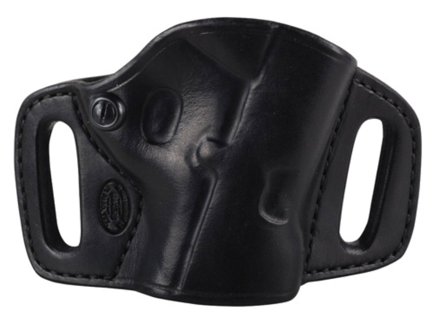 El Paso Saddlery High Slide Holster for 1911 5" with Rail, Right Hand, Black Leather (HS1911LRRB)