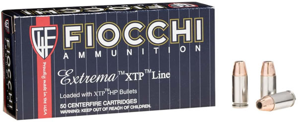 Fiocchi Extrema Handgun Ammunition 9XTPB25, 9mm, XTP Hollow Point (HP), 147 GR, 980 fps, 25 Rd/bx