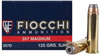 Fiocchi Shooting Dynamics Pistol Ammunition 357D, 357 Magnum, SJHP, 125 GR, 1450 fps, 50 Rd/bx
