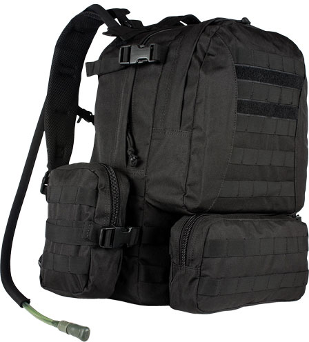 Fox Outdoor Products Advanced Hydro Assault Pack, Black (56-371)
