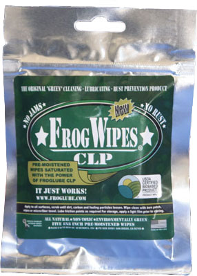 Frog Lube CLP Paste Bio-Based Cleaner/Lubricant/Rust Preventer Wipes 5-Pack (FP-wipes)
