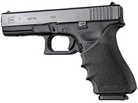 Hogue HandALL Beavertail Grip Sleeve for Glock 17 Gen 3/4, Black (17030)