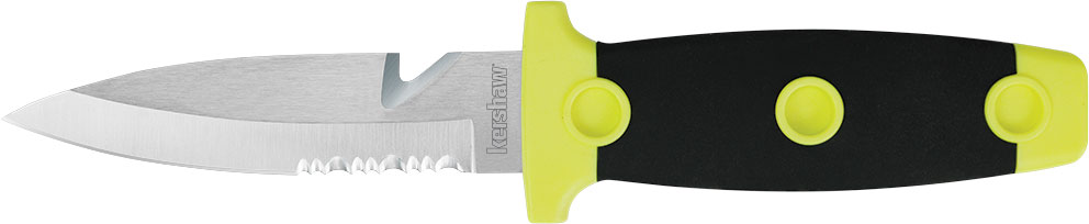 Kershaw Sea Hunter Fixed Blade Dive Knife w/ Combo Blade (1008)