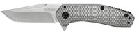 Kershaw Cathode Folding Knife w/Stonewashed Tanto Plain Edge (1324)