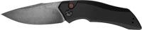 Kershaw Launch 1 Automatic Knife w/Drop Point Plain Edge Blackwash Blade (7100BW)