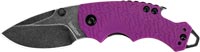 Kershaw Shuffle Folder Knife w/Drop Point Straight Edge Blackwash Blade, Purple (8700PURBW)