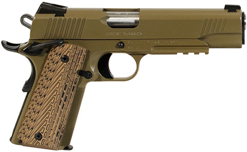 Kimber 3000236 Desert Warrior Pistol - .45 ACP, 5 in Barrel, Amb. Safety, KimPro II Frame/Slide, 7 Rd