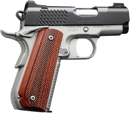Kimber 3000268 Super Carry Ultra+ Pistol - .45 ACP, 3 in, Aluminum Frame, Matte Black Slide, 8 Rd