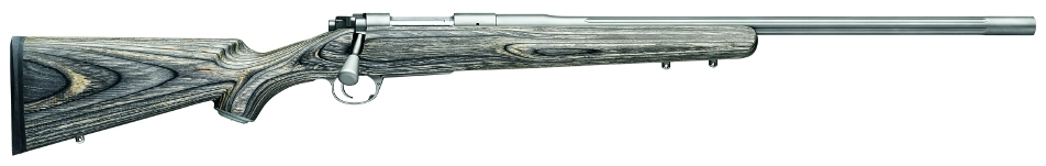 Kimber 84M Pro Varmint Rifle 3000671, .204 Ruger, 22", Gray Laminated Stock, Polished Stainless Steel Flute Finish