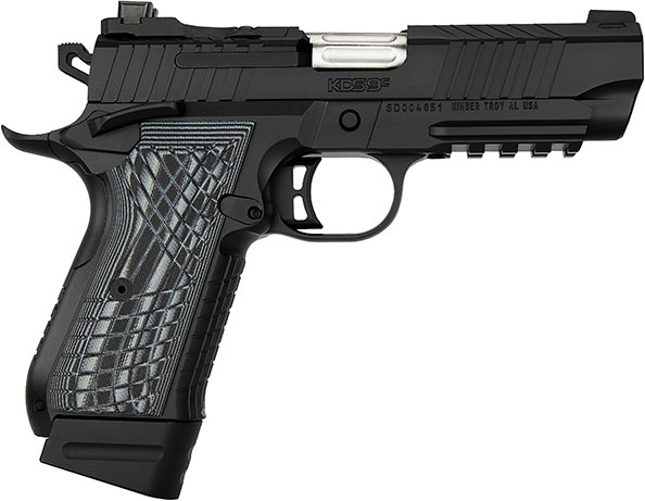 Kimber KDS9C RL Pistol 3100014, 9mm, 4.09", Gray/Black G10 Crosshatch Grips, KimPro Black Finish, 18 Rd
