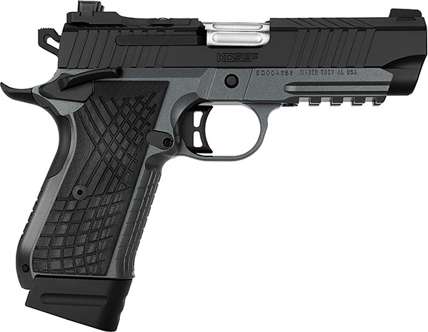 Kimber KDS9C RL Pistol 3100015, 9mm, 4.09", Black G10 Crosshatch Grips, KimPro Gray/Black Finish, 18 Rd