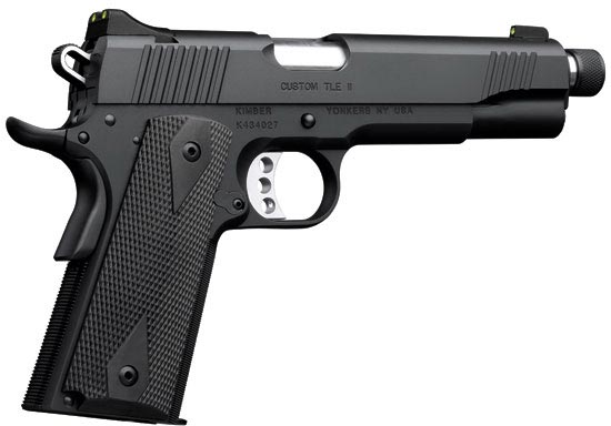 Kimber 3200293 Custom TLE II Pistol - 9mm, 5 in Threaded Barrel, Matte Black Oxide Frame/Slide, 7 Rd