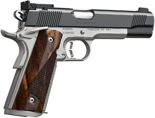 Kimber 3200309 Super Match II Pistol - 45 ACP, 5 in Barrel, Amb. Safety, Satin Stainless Steel Frame, KimPro II Slide