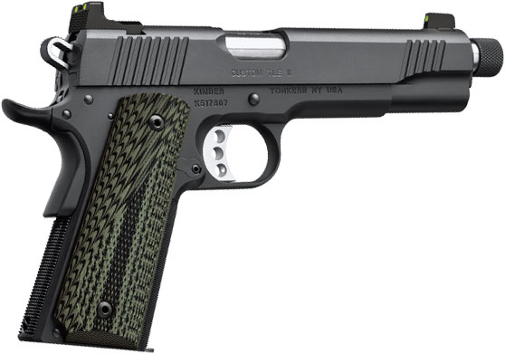 Kimber 3200346 Custom TLE II TFS  Pistol - 45 ACP, 5 in Barrel, Matte Black Oxide Frame/Slide