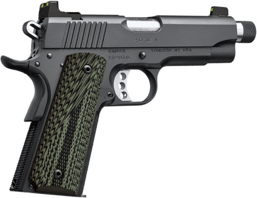Kimber 3200360 Pro TLE TFS II  Pistol - 45 ACP, 4 in Barrel, Matte Black Oxide Frame/Slide