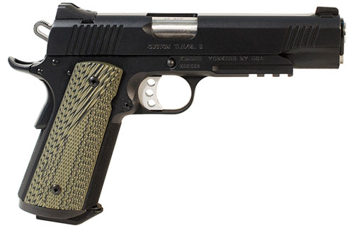 Kimber 3200370 Custom TLE/RL II (EM) Pistol - 45 ACP, 5 in Barrel, Matte Black Oxide Frame/Slide