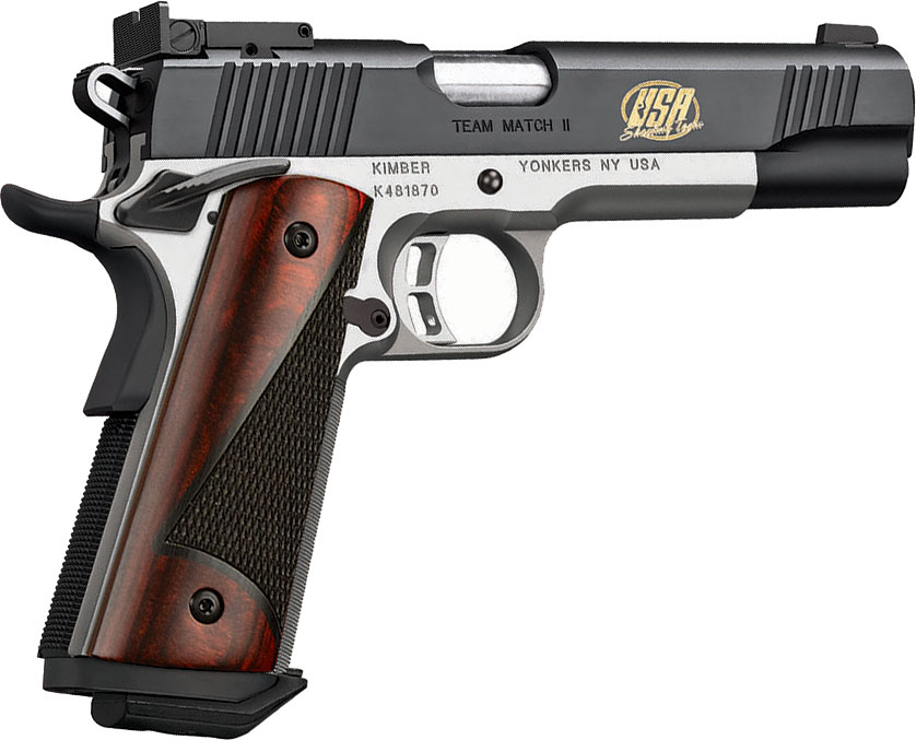 Kimber 3200377 Team Match II Pistol - 9mm, 5 in Barrel, Amb. Safety, Two-Tone Finish, 9 Rd