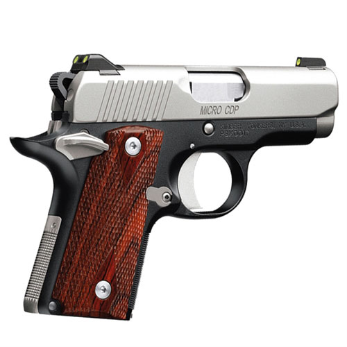 Kimber 3300097 Micro 9 CDP - 9MM, 3.15 in Barrel, Rosewood Grips, Black Slide