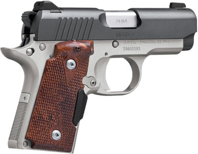 Kimber 3300101 Micro 9 Crimson Carry Pistol - 9MM, 3.15 in Barrel, Crimson Trace Grips, Black Slide