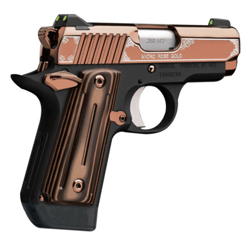 Kimber Micro 9 Rose Gold Pistol 3300174, 9MM, 3.15", G10 Grips, Rose Gold Slide, 6 Rd