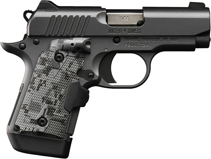 Kimber 3300187 Micro 9 Covert Pistol - 9MM, 3.15 in Barrel, Charcoal Gray Finish, 7 Rds