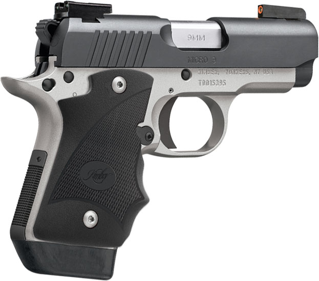 Kimber 3300195 Micro 9 Two-Tone DN Pistol - 9MM, 3.15 in Barrel, Matte Black Oxide Slide