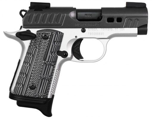 Kimber 3300232 Micro 9 Rapide Two-Tone - 9MM, 3.15 in Barrel, Black/Grey G10 Grips, KimPro II Finish, 7 Rds