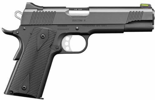Kimber 3700551 Custom II Pistol, 10mm, 5 in Barrel, Matte Black Oxide Frame/Slide, 8 Rd