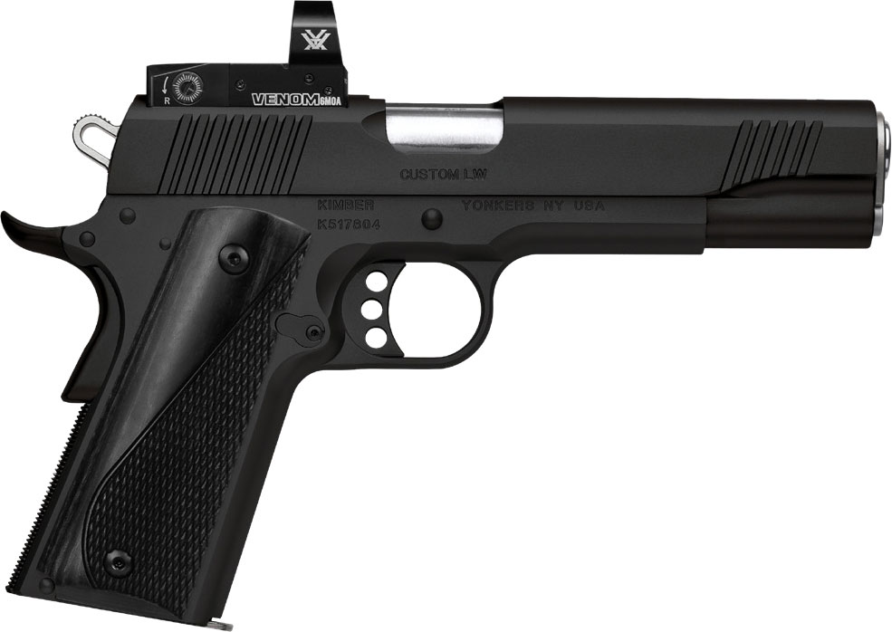 Kimber Custom LW (OI) Pistol 3700643, 9mm,  5", Gray Laminate Grips, Black Finish