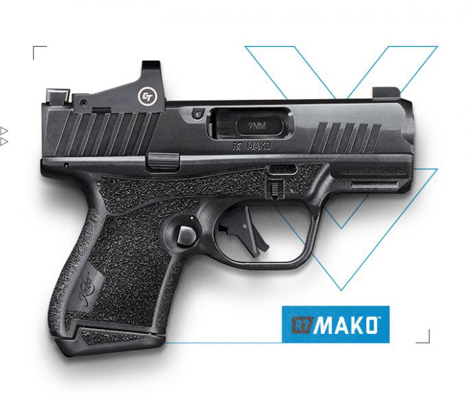 Kimber 3800005 R7 Mako (OI) Pistol, 9MM, 3.37 in Barrel, FNC Black  Finish, 13 Rds