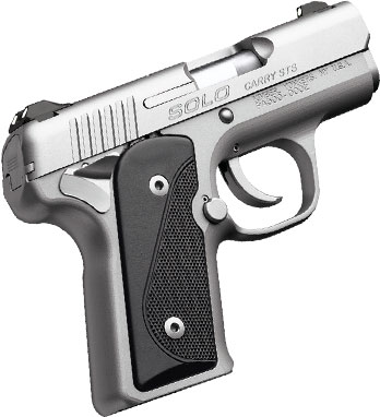 Kimber 3900002 Solo Carry Stainless Pistol - 9MM, 2.7 in Barrel, Amb. Safety, Stainless Slide, Satin Silver Frame, 6 Rd