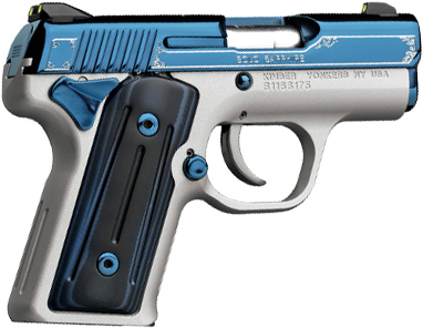 Kimber Solo Carry Sapphire Pistol 3900008, 9mm,  2.7", Sapphire Blue/Black Grips, Sapphire Blue Finish, 6 Rd