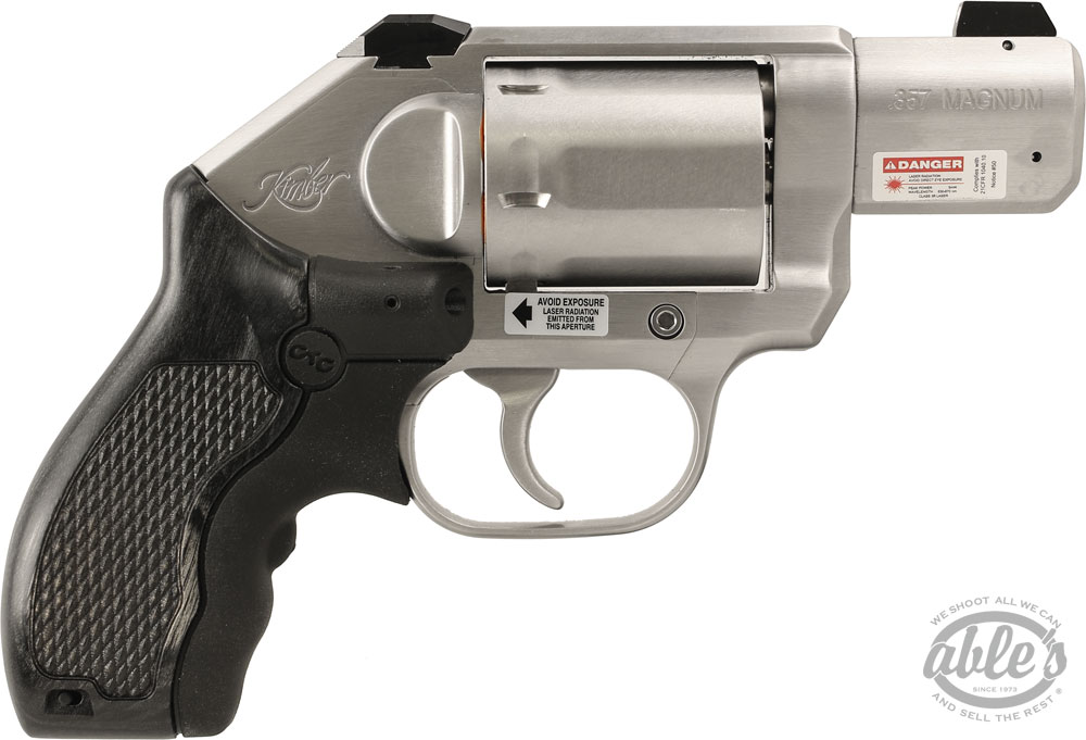 Kimber 3400003 K6S (LG) Revolver, 357 Magnum, 2 in Barrel, Smooth Satin Finish, Crimson Trace