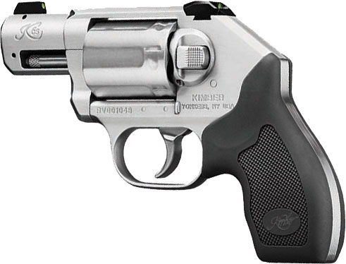 Kimber 3400004 K6S (NS) Revolver, 357 Magnum, 2 in Barrel, Smooth Satin Finish, Night Sights