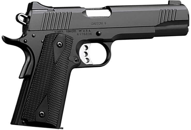 Kimber 3200015 Custom II Night Sights Pistol - .45 ACP, 5 in Barrel, Matte Black Oxide Frame/Slide, 7 Rd