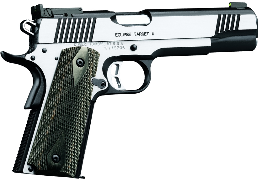 Kimber 3200030 Eclipse Target II Pistol - .45 ACP, 5 in Barrel, Brush Polished Frame/Slide, 8 Rd
